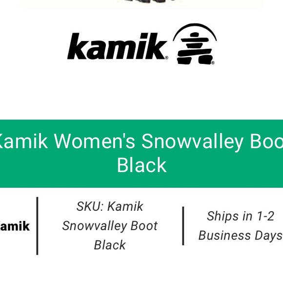 Kamik Snowvalley waterproof thinsulate snow boots in size 8.5 worn once indoors - Picture 4 of 6